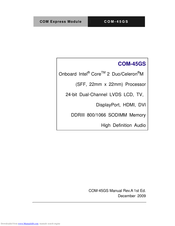 Aaeon COM-45GS Manual