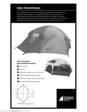 Mec Frontenac Manual