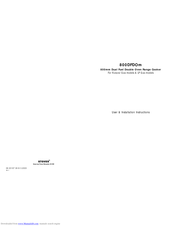 Stoves 800DFDOm User & Installation Instructions Manual