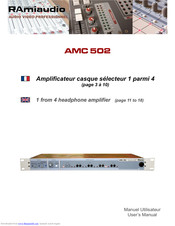 Rami Audio AMC 502 User Manual