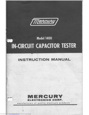 Mercury 1400 Instruction Manual