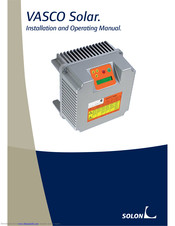 Solon VASCO Solar 409 Installation And Operating Manual