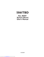 DFI 586ITBD User Manual