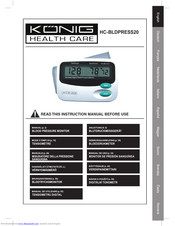 Konig HC-BLDPRESS20 Instruction Manual