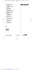 EINHELL BT-SB 200 Operating Instructions Manual