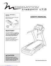 Freemotion t7.5 User Manual
