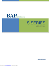 BAP Precision S SERIES User Manual