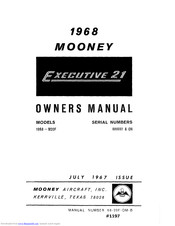 Mooney Executive 21 1968 Owner's Manual