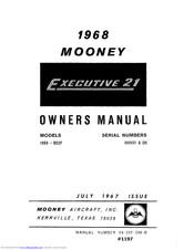 Mooney M20F 1968 Owner's Manual