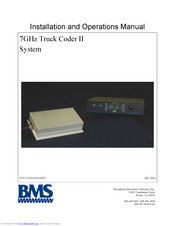 BMS Truck-Coder II Installation And Operation Manual