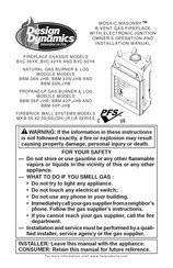 Design Dynamics BBM-42P-JHB Owner's Operation And Installation Manual