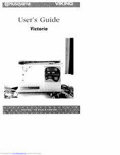 Husqvarna Viking Victoria User Manual