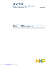 NXP Semiconductors LPCXpresso802 User Manual