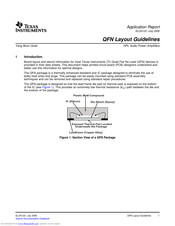 Texas Instruments QFN Layout Manuallines