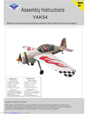 E-Domodel Yak54 UP Assembly Instructions Manual