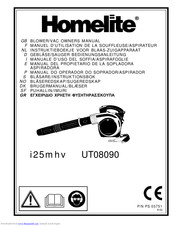 Homelite UT08090 Owner's Manual