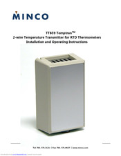 Minco TT859 Installation And Operating Instructions Manual