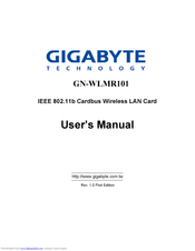 Gigabyte GN-WLMR101 User Manual