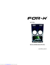 For-x X-7171N Manual