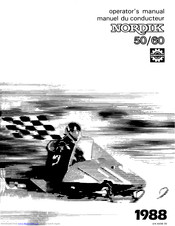 Ski-Doo NORDIK 50 1988 Operator's Manual