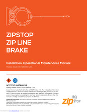 HEADRUSH ZS125-08 Installation, Operation & Maintenance Manual