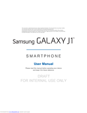 Samsung SM-J100VPP User Manual