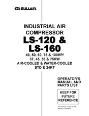 Sullair LS-160 series Operators Manual And Parts Lists
