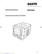 Sanyo RM-D500 Instruction Manual