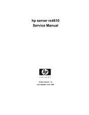 HP Integrity rx4610 Service Manual