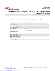 Texas Instruments TPS65261EVM-650 User Manual