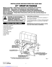 GE Spacemaker JMS08BDWH Installation Instructions