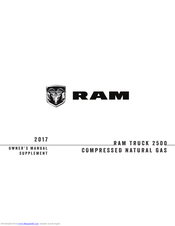 RAM TRUCK 2500 2017 Owner's Manual Supplement