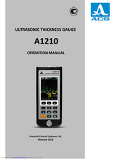 ACS A1210 Operation Manual