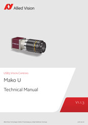 Allied Vision MAKO U-130B Technical Manual