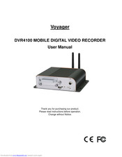 Voyager DVR4100 User Manual