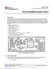 Texas Instruments LM2695EVAL User Manual