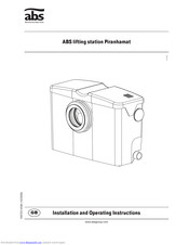 ABS 100 Installation And Operating Instructions Manual