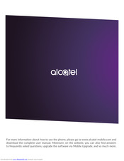 Alcatel A7 XL Manual