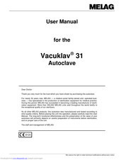 Melag Vacuklav 31 Manuals Manualslib
