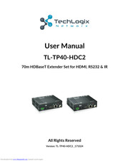 Techlogix TL-TP40-HDC2-T User Manual