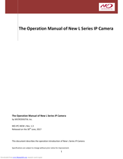 Microdigital MDC-L7290FSL Operation Manual