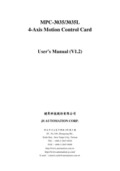 JS Automation Corp MPC-3035L User Manual