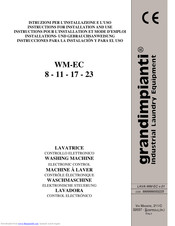 grandimpianti WM-EC 17 Instructions For Installation And Use Manual