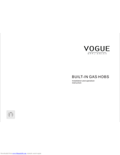 Vogue P950STG Installation And Operation Instructoins