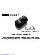 John Bunn DigiO2 Operation Manual