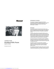 MicroNet SP3352 Installation Manual