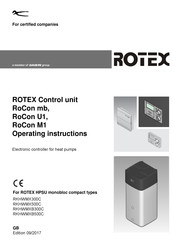 Rotex RoCon mb Operating Instructions Manual