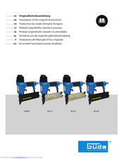 Gude 40088 Original Instructions Manual