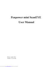 Penpower mini ScanEYE User Manual