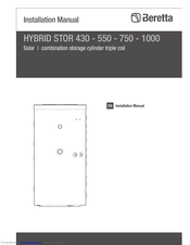 Beretta HYBRID STOR 750 Installation Manual